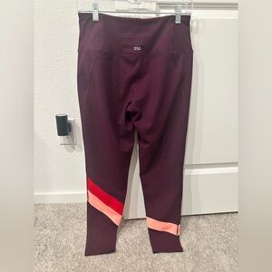 DSG Deep Purple Leggings with Vibrant Accents